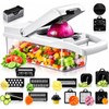 Picador de verduras multifuncional GVTECH 19 en 1 con cuchillas