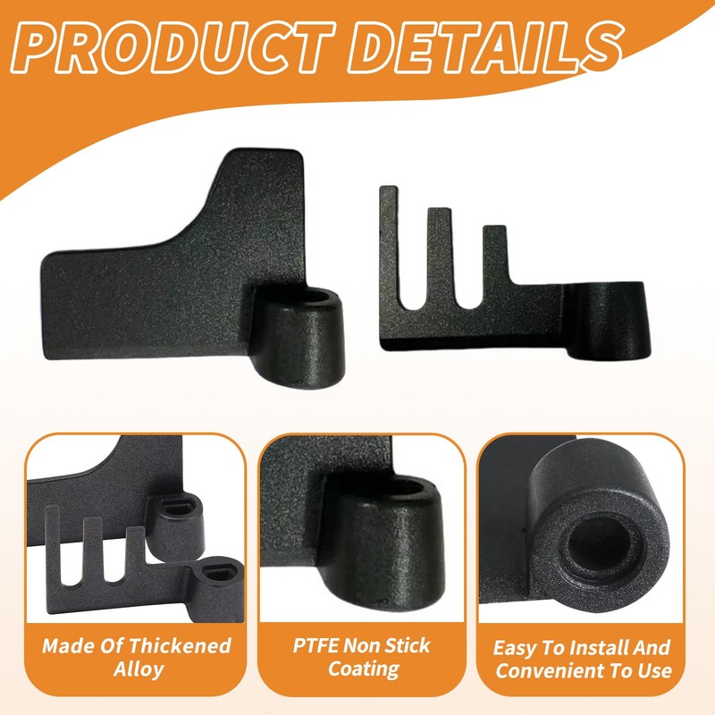 2PCS Bread Maker Paddle, Flat Kneading Paddle Rye Kneading Paddle