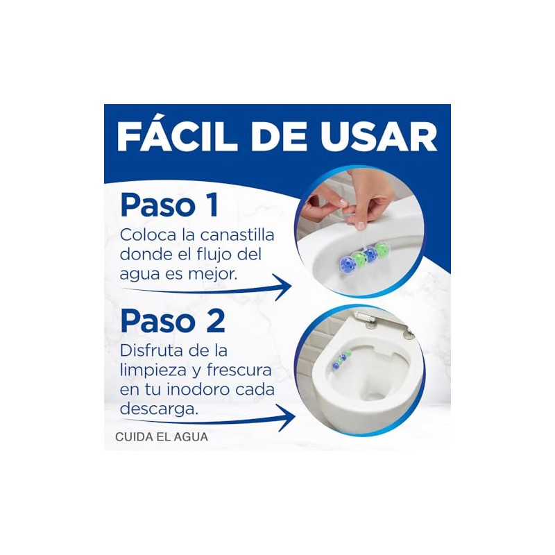 Bref WC Poder Activo Pino Canastilla limpiadora y aromatizante para