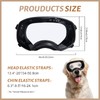 NVTED Dog Goggles, UV Protection, Windproof, Adjustable Strap, for Medium