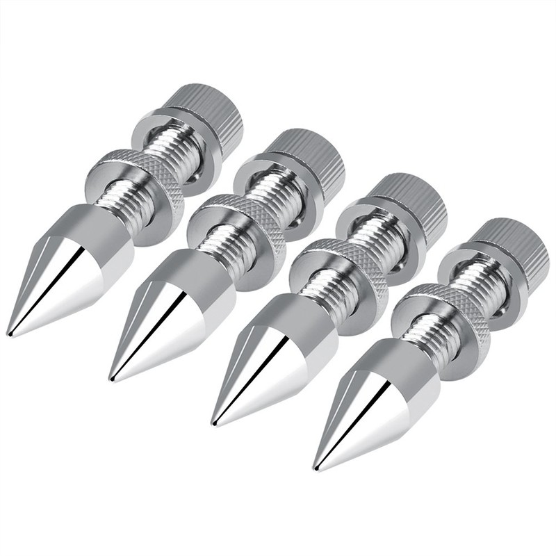 Speaker Spike Set, 4 Pack HiFi Shockproof Speaker Spike with