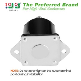 10L0L 36V Electric Golf Cart Solenoid (OEM# 8016,1113) Fit for Club Car DS 1976 to 1998# 8016, 36 Volt 4 Terminal Electric Solenoid Replacement