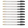 100x Bic Cristal Medium 1.0mm Ball Point Pens BLACK Ballpoint