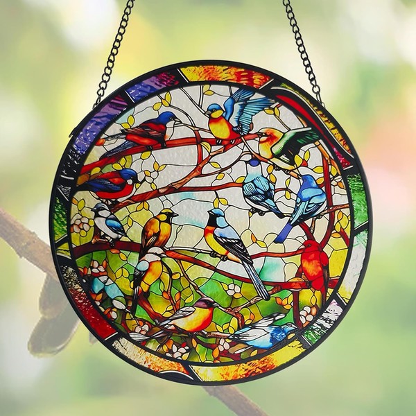 Fengchung Bird Acrylic Window Decoration, 30 cm Double-Sided Acrylic Hummingbird