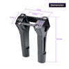 6 Inch Pullback Handlebar Risers for Harley 1' Diameter Handlebars