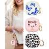 for Beats Fit Pro Case Cover with Wristlet Keychain, Cute