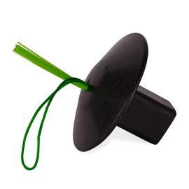 Champion Sports Black Rubber Baseball Anchor Plug Base Plug with Easy View Optic Stem and Rope