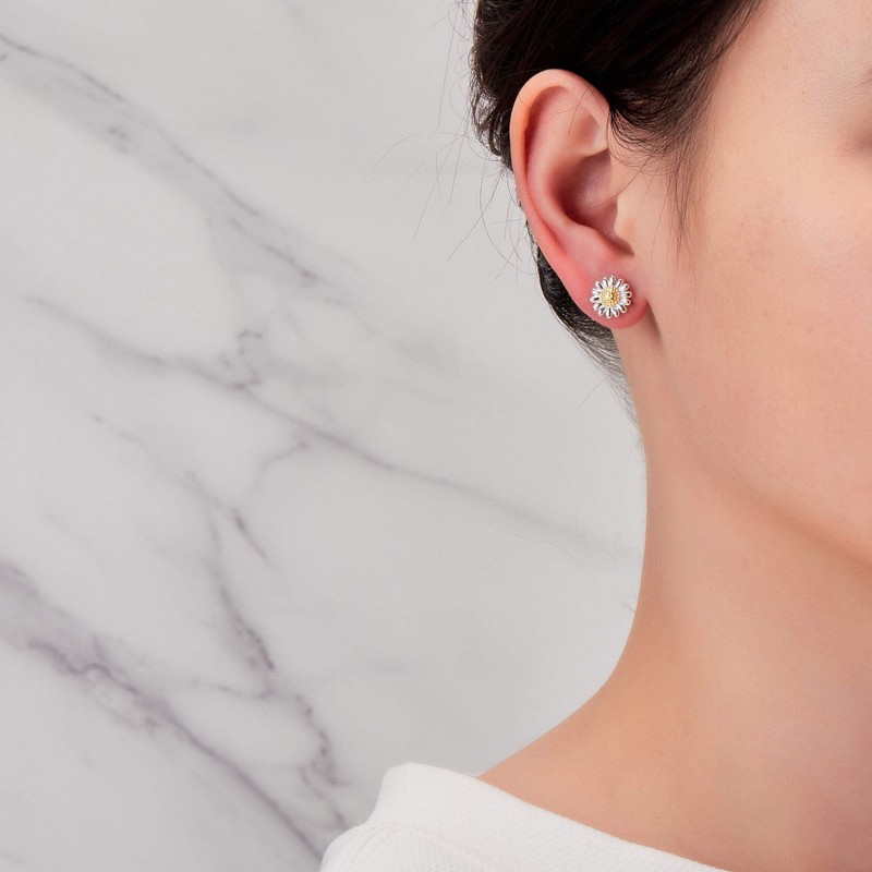 Philip Jones 3pc Daisy Cuff Bangle Set