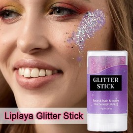 Shiny Glitter Stick - Shimmer Stick Glitter for Clothes Face - Skin-Friendly Cosmetic Shimmer Makeup Sparkling Accessories for Performance Stage