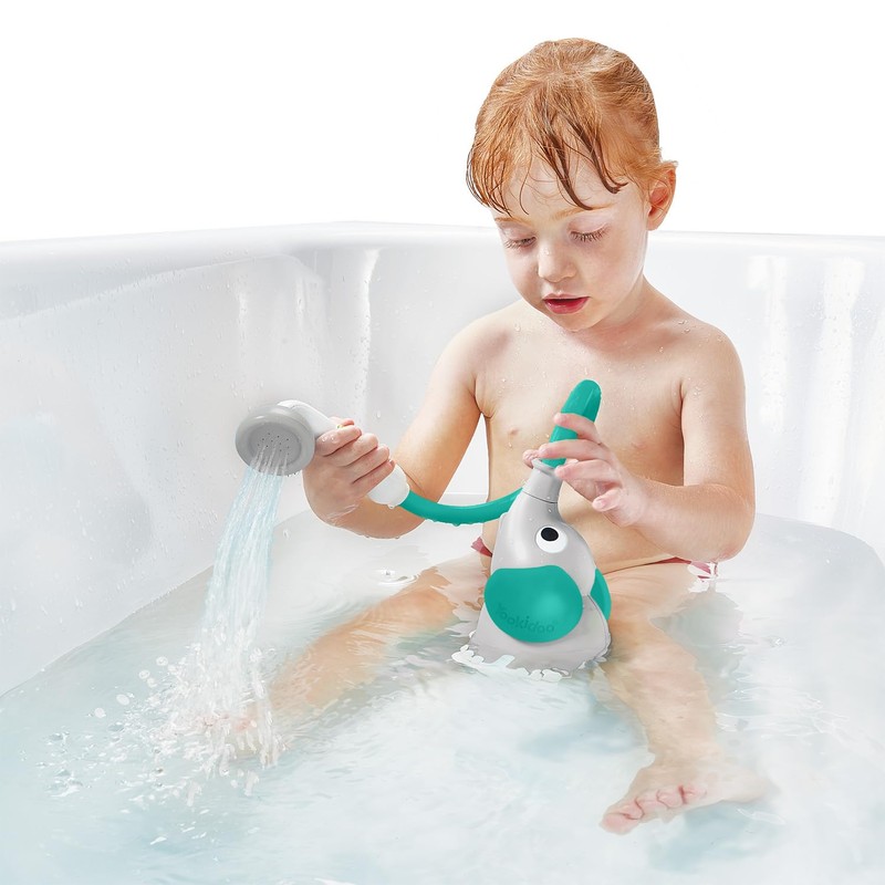 Yookidoo Baby Bath Shower Head - Elephant Water Pump with