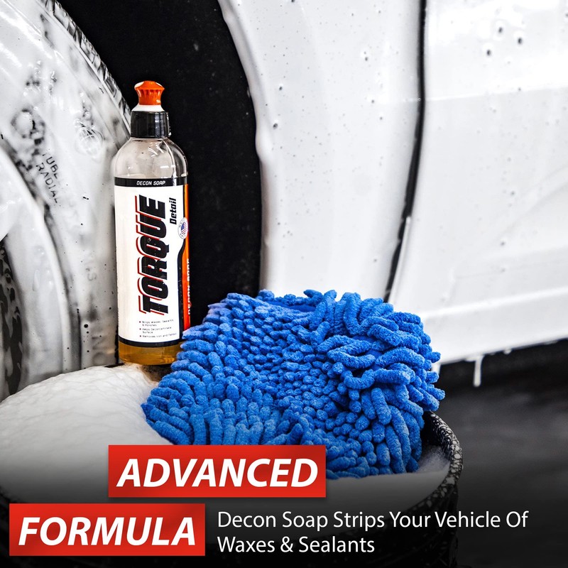 Torque Detail Decon Wash Pack - Decontamination Soap 8oz +