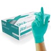 UNIGLOVES Pearl Nitrile Handschuhe, Grün, Größe M (Packung mit 100