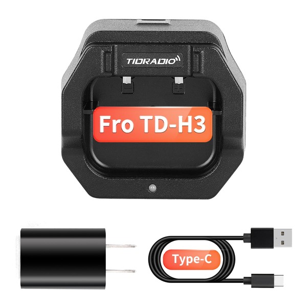 TIDRADIO TD-H3 Plus Radio GMRS Ham Radio Desktop Charger with