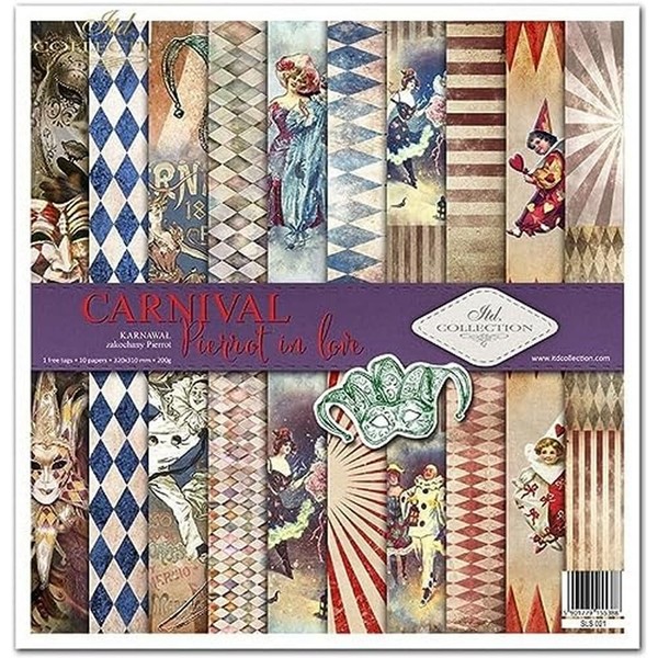 ITD Collection – Scrapbooking Pack, Scrapbooking Paper, Decorative Paper, Paper Size – 310 x 320 mm