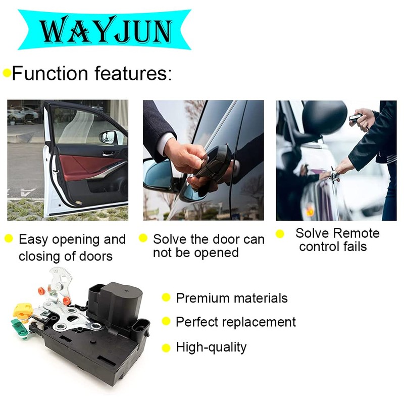 WayJun 15110641 Door Lock Actuator Front Left Driver for 1999-2007