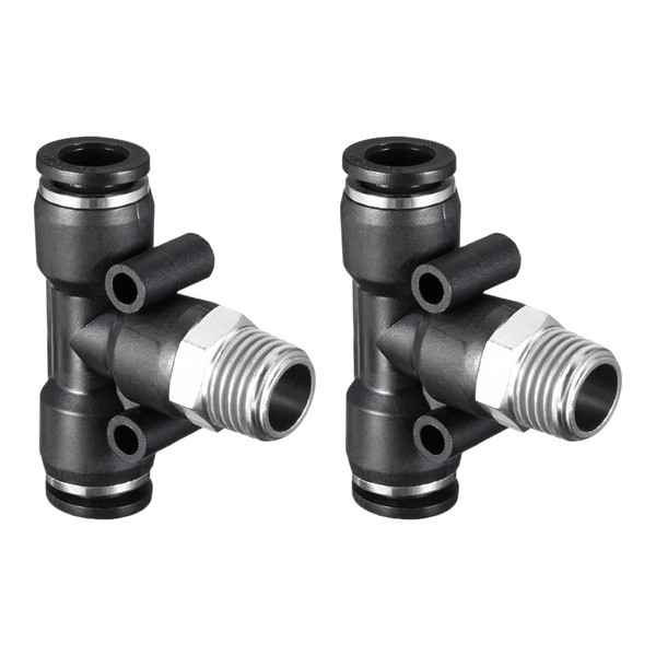M METERXITY 2 Pack 1/4" G Male Thread Push Lock