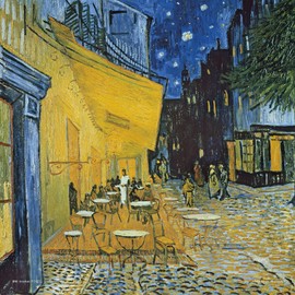 Yanoman 306 Piece Jigsaw Puzzle Van Gogh Night Cafe Terrace [Square Puzzle] (25 x 25 cm)
