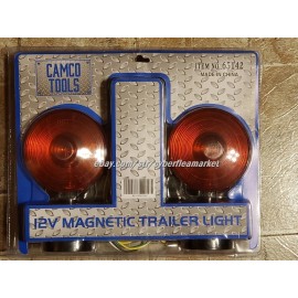 Camco Tools 12V Magnetic Trailer Light Set #65142 New Complete Kit