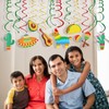 15Pcs Mexican Fiesta Party Decorations Hanging Swirl Decorations Cinco De