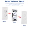 20 Pcs Wall Plate Spacer- Metal Flush Fit Device Leveling
