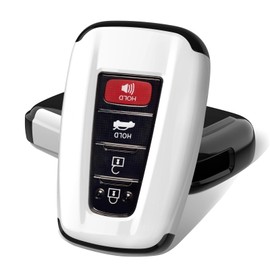 Artbreath for Toyota Camry 2018-2022 RAV4 Key Fob Cover Premium ABS Key Shells 360 Degree Protector Key Holder Compatible with Corolla C-HR Avalon Highlander Prius