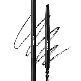 IM UNNY Designing Eyebrow Pencil, Waterproof, Ultra-Triangle Tip to draw Precise hair-like stroke, Longwearing, Soft texture with Natural colors for Daily look (Black)