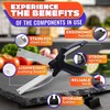2 in 1 Kitchen Scissors for Food – Stainless Steel