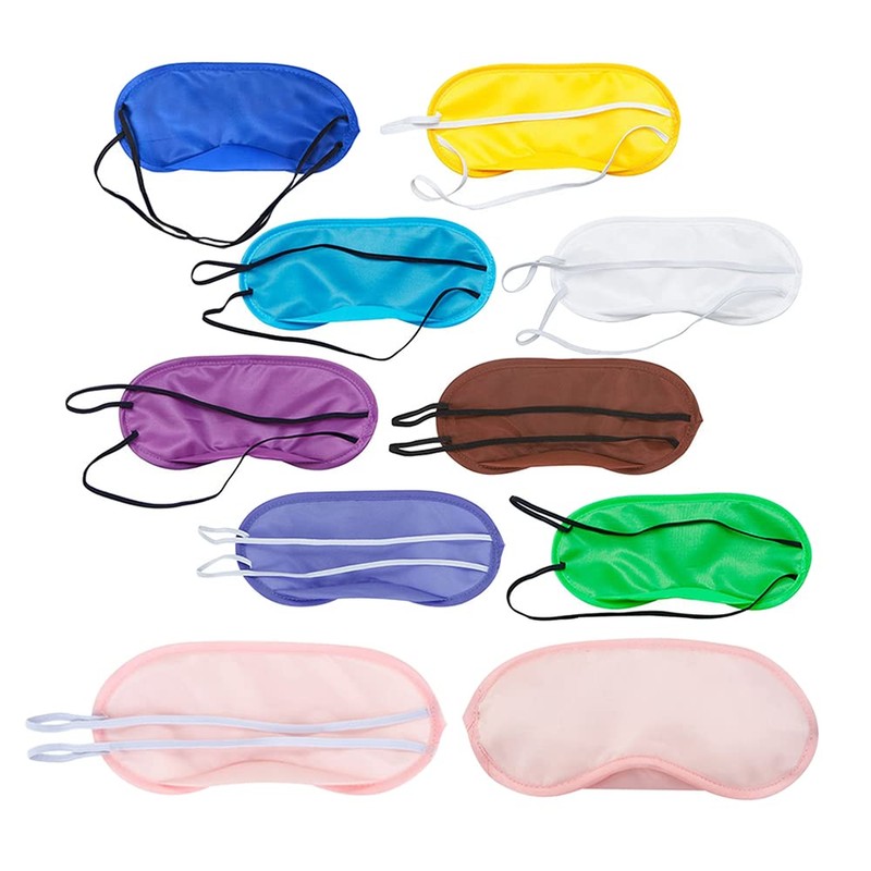 Gotetiso Eye Masks, 20 Pieces Colorful Sleep Mask Eye Mask