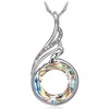 Kate Lynn Gifts For Her Jewelry for Grandma Phoenix Necklace for Women Crystal Pendant Necklace Gifts for Friend Women Birthday Gifts for Mom