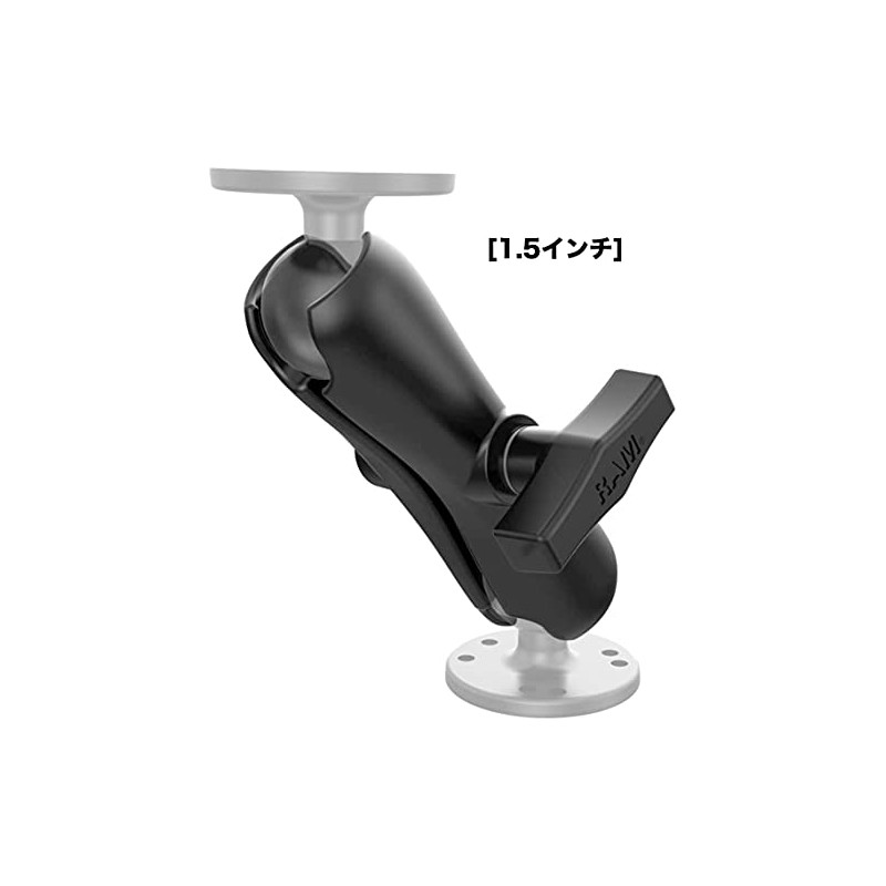 RAM MOUNTS RAM-201UA [Arm 1.5 inch] Double Socket Arm M