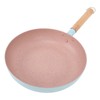 Frying Pan Egg Omelette Pan with Wooden Handle Heat Resistant