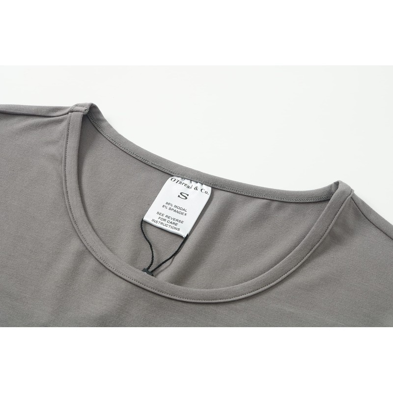 OThread & Co. Women's Long Sleeve Crop Top Comfy Thumb