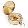 DARENYI Navigation Compass Hiking Luminous Compass Metal Pocket Compass for