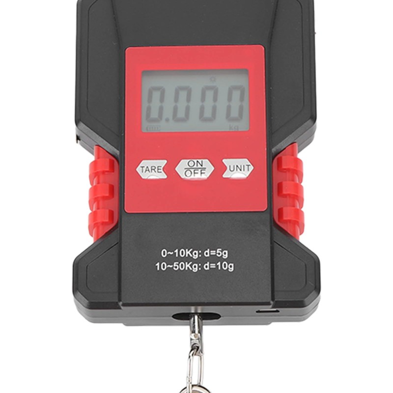 USB Charging, Fish Scale Digital Weight, High Accuracy, 110lb Backlit