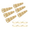 PATIKIL 23mm Corsage Decorative Holder, 6 Pcs Brooch Pin Vase