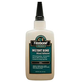 Titebond Instant Bond Wood Adhesive, Gel 4 oz