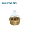 Supply Giant CSDB0018 1/8 in. Lead-Free Brass Pipe Cap for