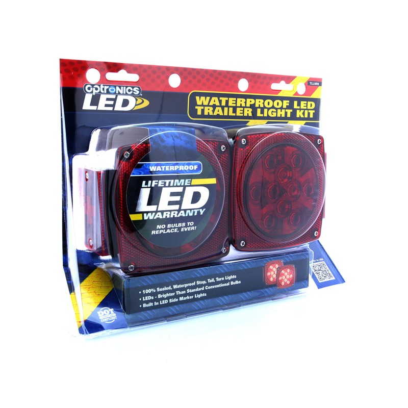 Optronics TLL9RK LED Sealed Trailer Light Kit, Red, One Size