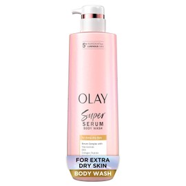 Olay Super Serum Body Wash  Hydrates Extra Dry Skin for 24HR, Brightens & Firms