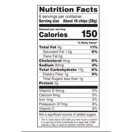 Maui Style Potato Kettle Chips Original 6oz Bag x1