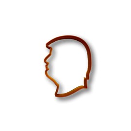 Trump Silhouette Cookie Cutter (2 Inches)