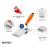Mivos Stainless Steel Trapezoidal Trowel 130 x 60 mm -