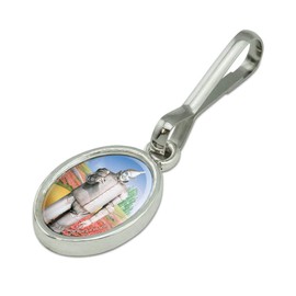 GRAPHICS & MORE Wizard of Oz Tin Man Character Antiqued Oval Charm Clothes Purse Suitcase Backpack Zipper Pull Aid