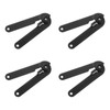 sourcing map 4Pcs 180 Degree Rotatable Lid Support Hinges, 8.86x0.79inch
