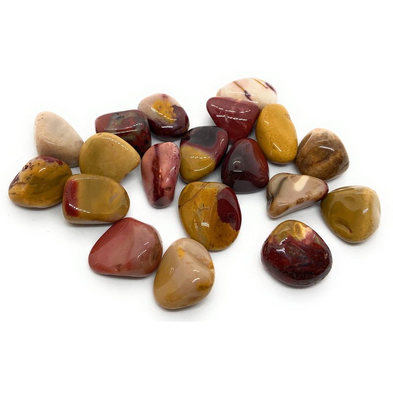 Mookaite Small Crystal Tumbled Stones - 5 Pc