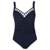Sunflair Women's Badeanzug Basic Swimsuits, Blue (Nachtblau), 14 (Size: 44D)