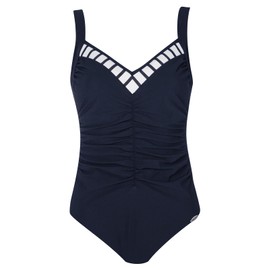 Sunflair Women's Badeanzug Basic Swimsuits, Blue (Nachtblau), 14 (Size: 44D)