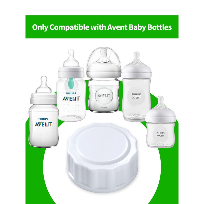 Travel and Storage Bottle Caps Compatible with Avent Baby Bottles,