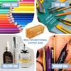 YALiya Corduroy Fabric Pencil Case Portable Storage Bag Pencil Case