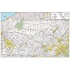 MapSherpa: Pennsylvania State Wall Map - 24 x 36 inch